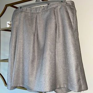 Silver, eye catching business casual skirt from The Limited, size L